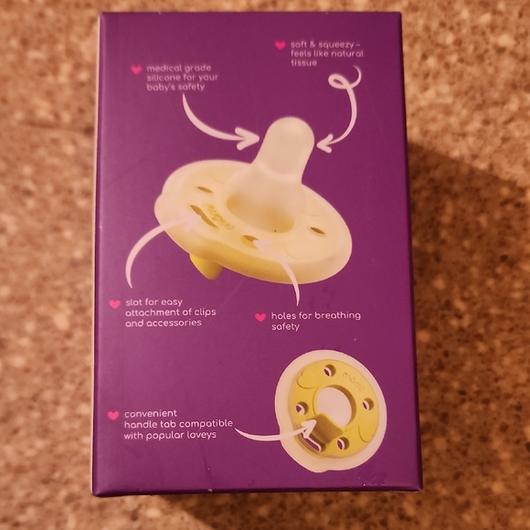 Babypace Pacifier - Purple and Pistachio - Picture 2 of 6